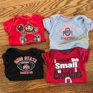 Infant Ohio State Onesies 3-6month